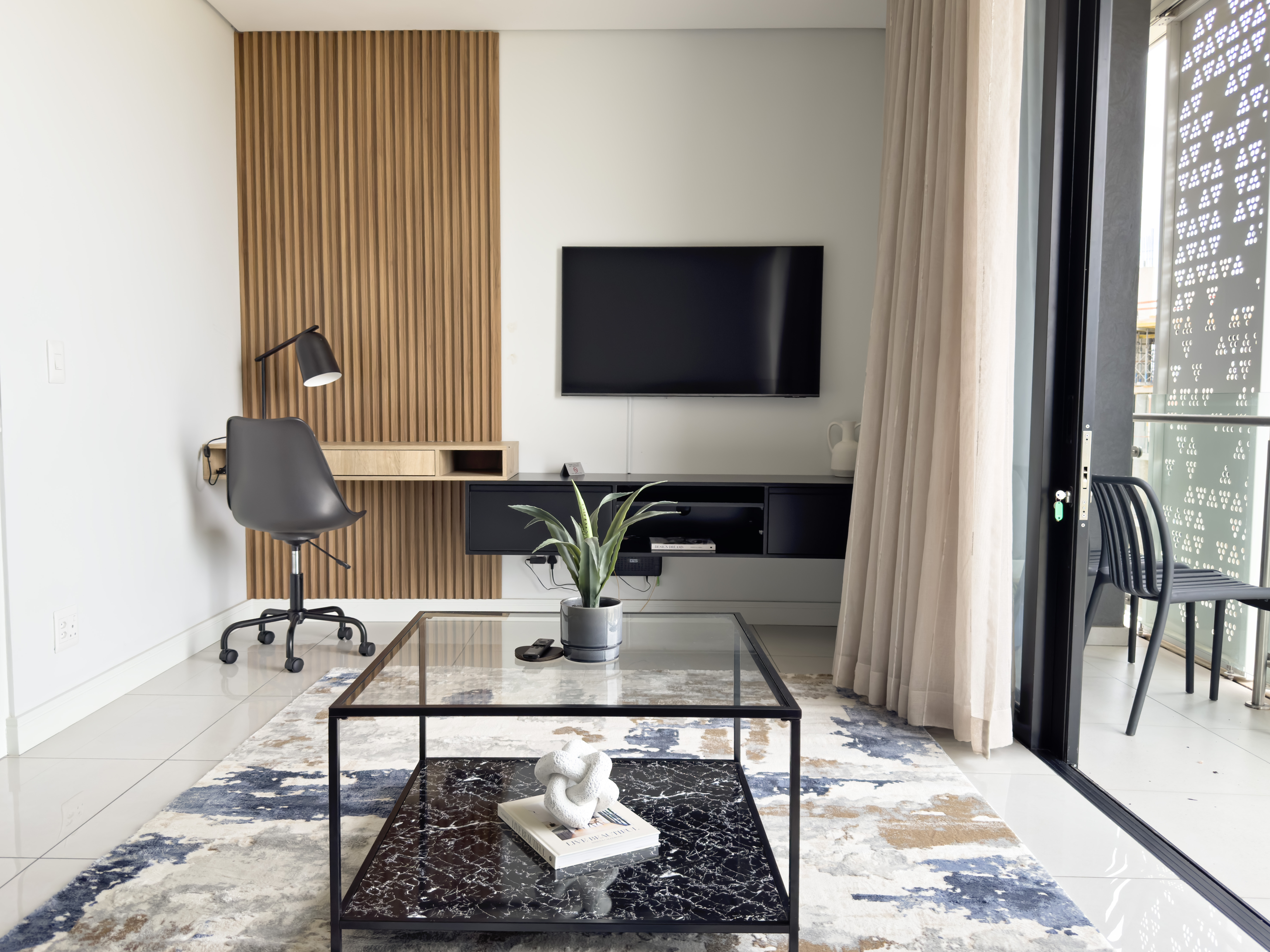 Smart TV and comfortable living space